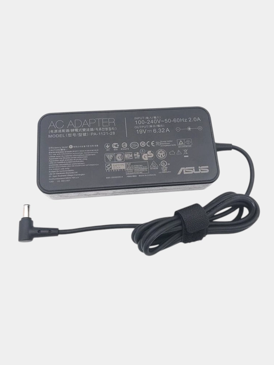 Блок питания для игровых ноутбуков моделей Asus 19V6.32A 120W 4.5x3.0 с иголкой внутри - 