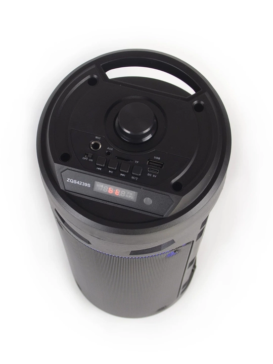 ZQS-4239S Karaoke BoomBox — мощный звук, яркий свет, атмосфера праздника