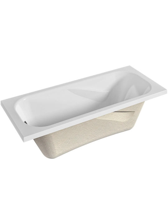 1MarKa Classic seriyali akril vanna. 150x70 - 170x70. Oq rang