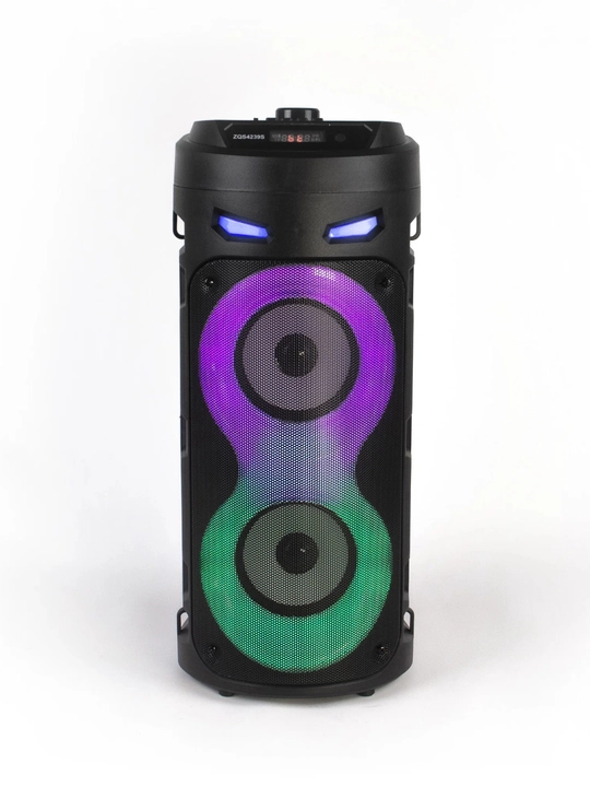 ZQS-4239S Karaoke BoomBox — мощный звук, яркий свет, атмосфера праздника