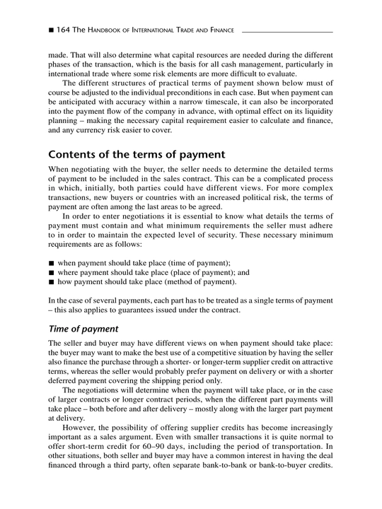 The Handbook of International Trade and Finance, Андерс Грат