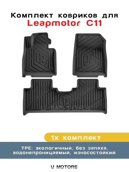 LEAPMOTOR B10/C11/C16 uchun TPE materialidan salon poliklari - 