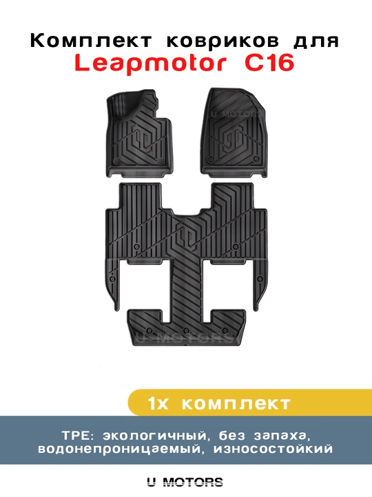 LEAPMOTOR B10/C11/C16 uchun TPE materialidan salon poliklari - 