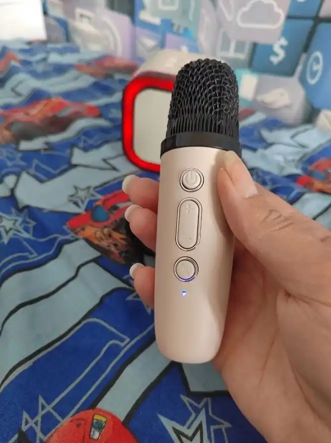 Mikrofonli simsiz Bluetooth karaoke karnaychasi