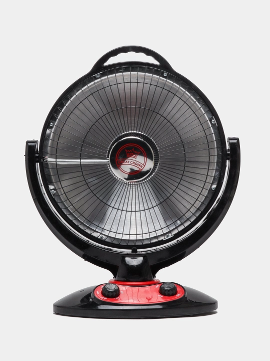 Spiralli elektr isitgich, dumaloq va quyosh shaklida