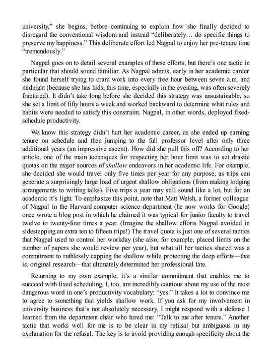 Deep work: rules for focused success in a distracted world, Кэл Ньюпорт