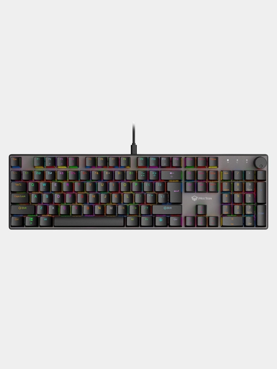 Meetion MK009 Pro — RGB orqa yoritgichli tezkor almashtirish mexanik klaviaturasi
