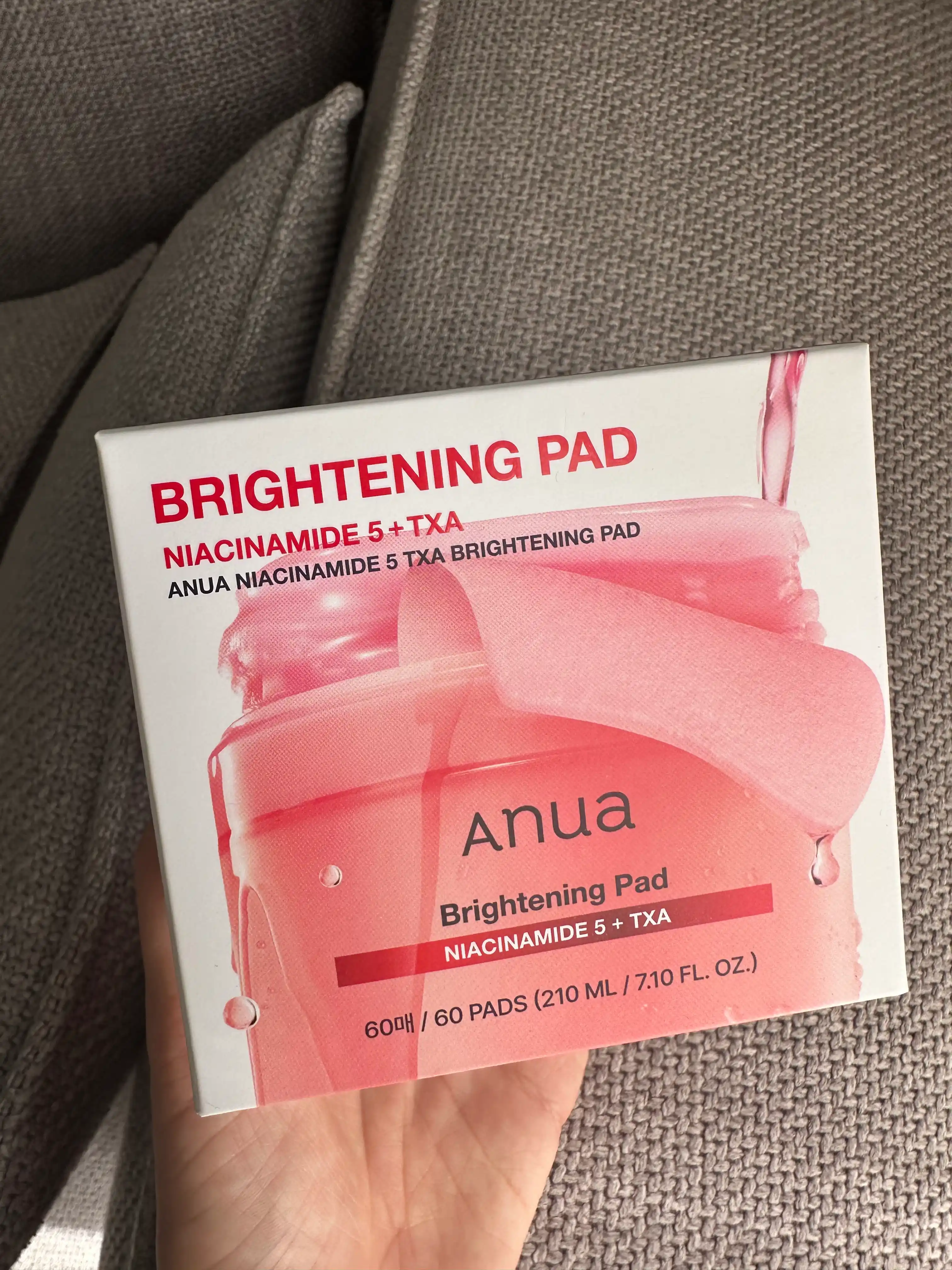 Корейские пэды для лица Anua: Niacinamide TXA, PDRN Hyaluronic и Azelaic Acid, 60-90 шт