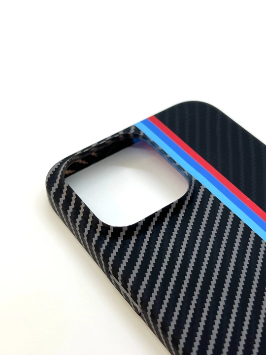 Чехол для iPhone карбоновый, MagSafe, 14, 15, 16, 17, Pro Max, жёсткий