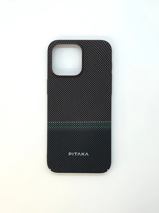 Чехол для iPhone карбоновый, MagSafe, 14, 15, 16, 17, Pro Max, жёсткий