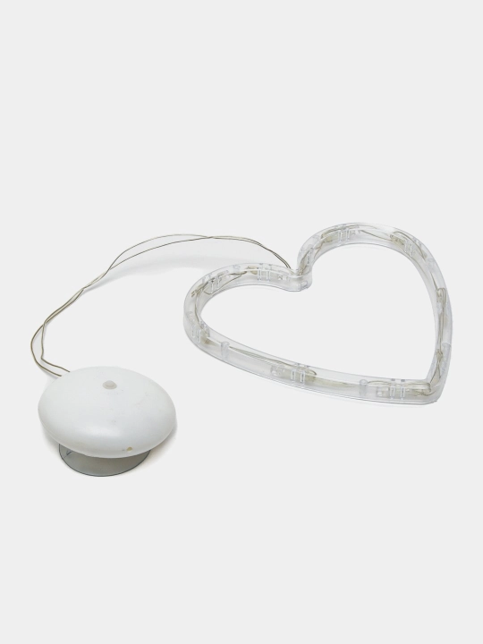 LED figurka, issiq nur, 8 ta diodli, vakuumli, batareykali
