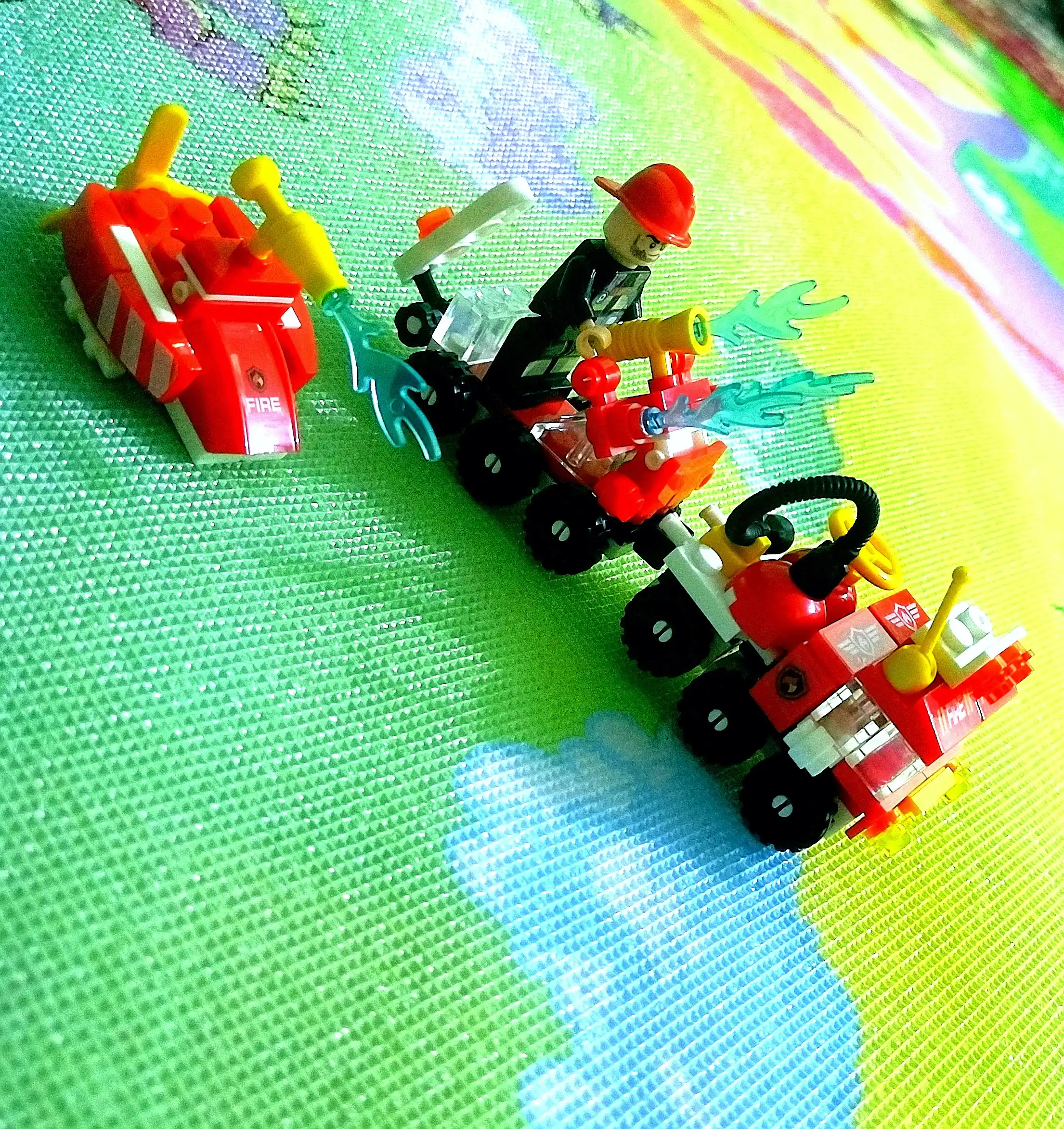 Конструктор 6 в 1, Спасательная техника, совместим с Lego