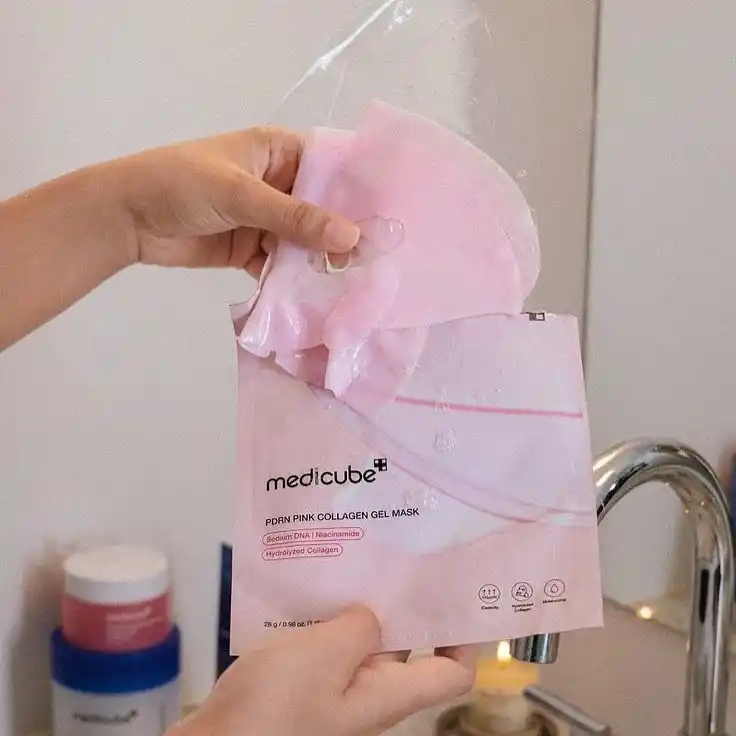 Маска для лица Medicube с коллагеном, PDRN, витамин C, пептиды, азелаиновая кислота