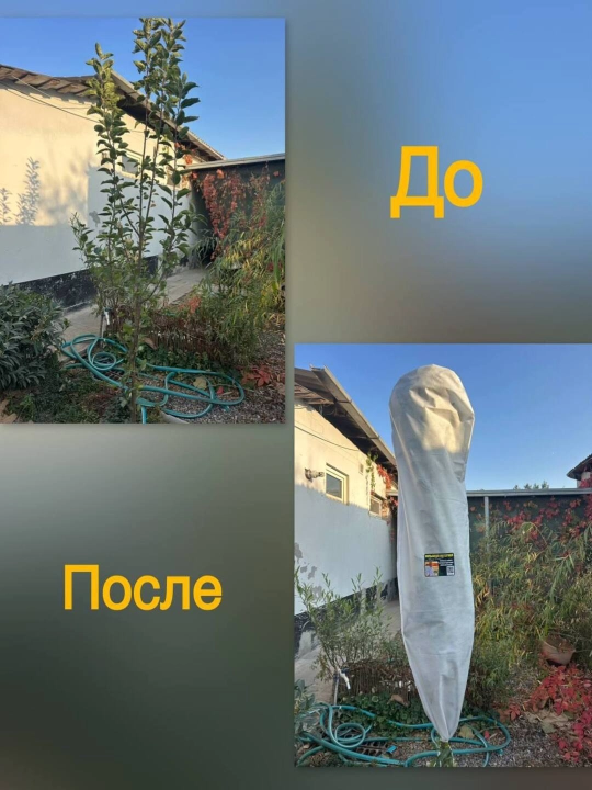 Ustama materiali, butalar va daraxtlar uchun qoplar qish va yozga, agroto‘qima