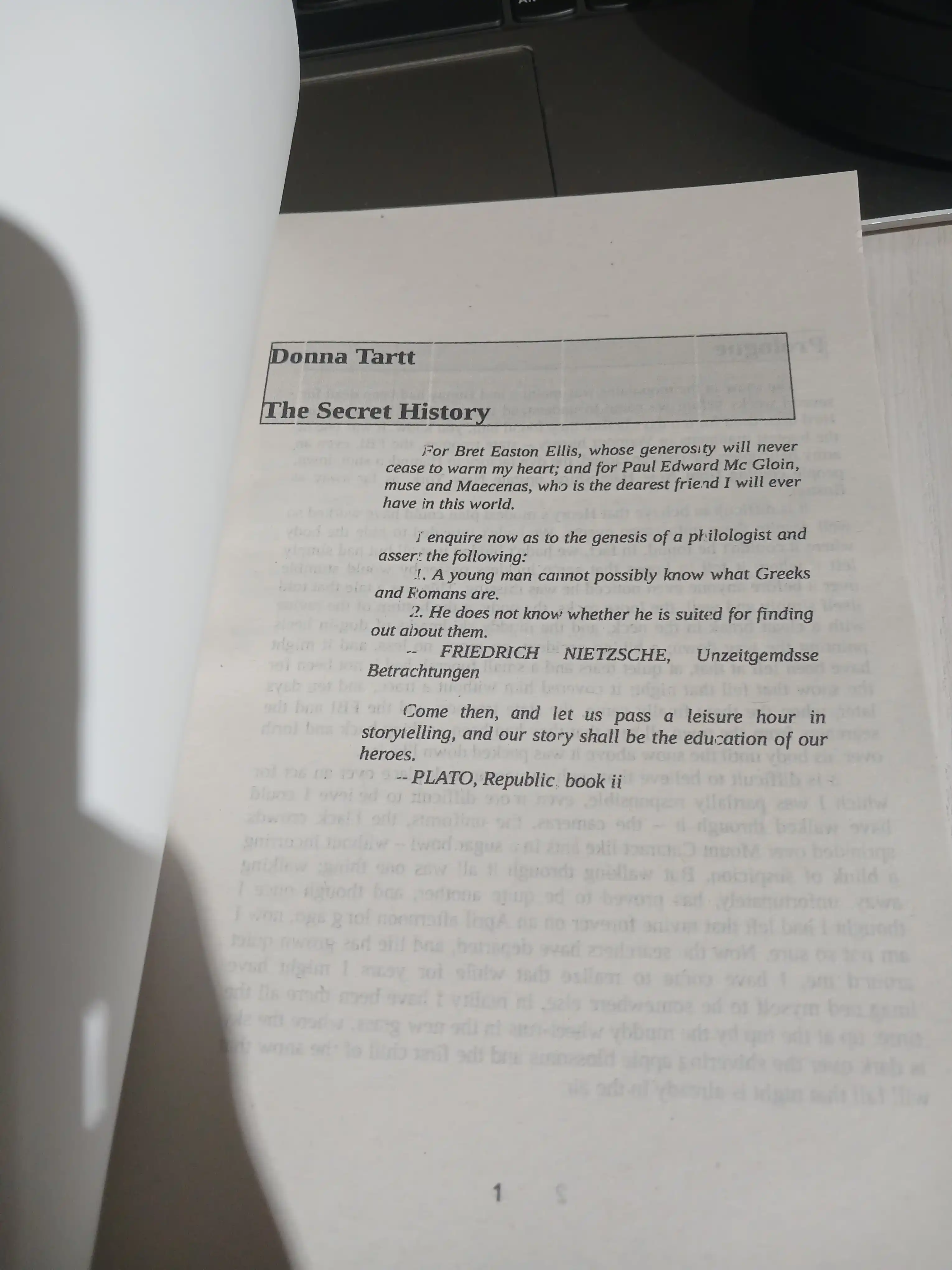The Secret History, Donna Tart