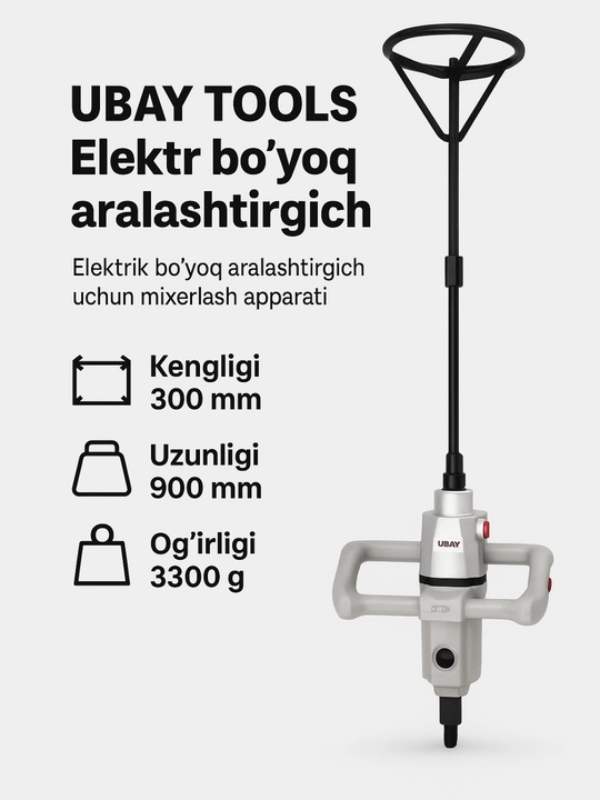Professional elektr mikser | 1050 Vt 