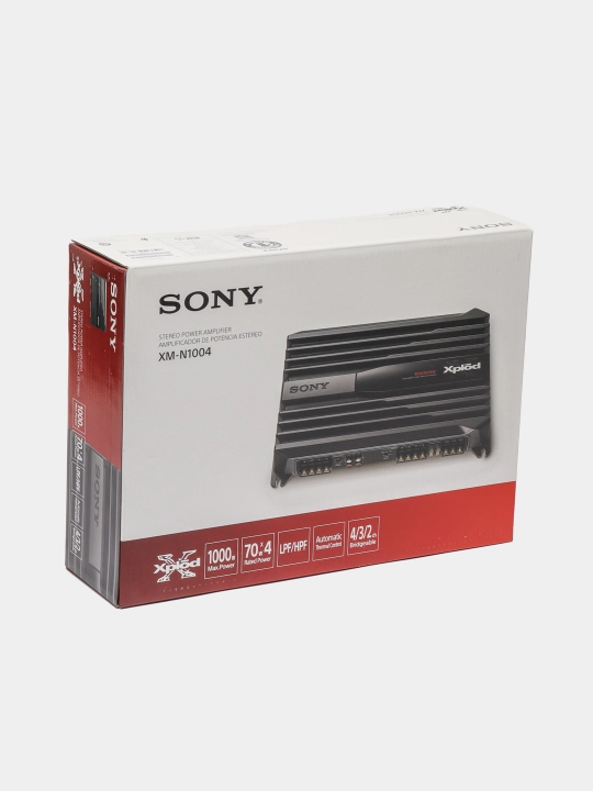Sony Xplod XM-N1004/XM-N502 avtomobil kuchaytirgichi, 4/2 kanalli,1000Vt,basskuchaytirgich - 