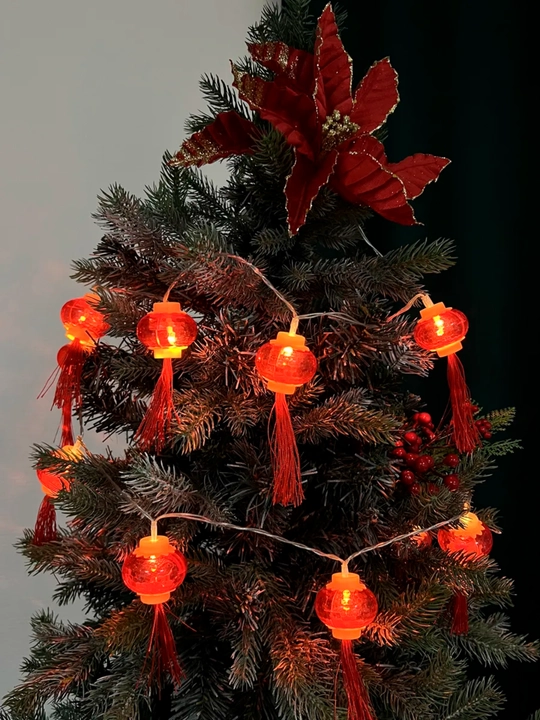 LED girlyanda “Xitoy chiroqchalari”, yangi yil uchun, USB, archa uchun, 3, 6, 10 metr