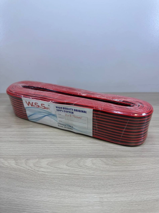 Akustik kabel 2x0,75 mm² — sabvufer va kolonka uchun, 90 metr