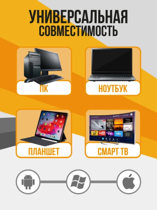 Игровая мышь Inphic A1 (V2) беспроводная, бесшумная, с аккумулятором