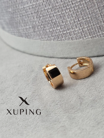 Кольцевые серьги для девочек и женщин, Xuping — 1001PRT-XUPINGK3-МЕДН