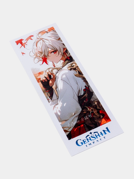 "Genshin Impact" kitoblari, darsliklari, kundaliklari uchun qog'oz xatcho'plar