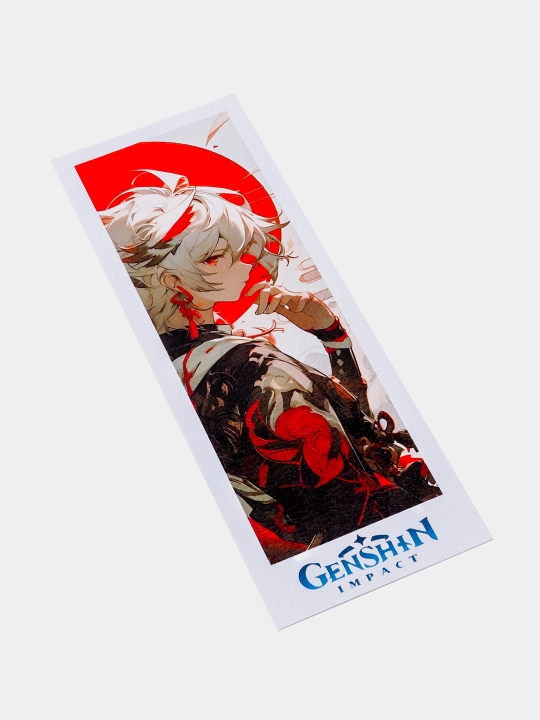 "Genshin Impact" kitoblari, darsliklari, kundaliklari uchun qog'oz xatcho'plar