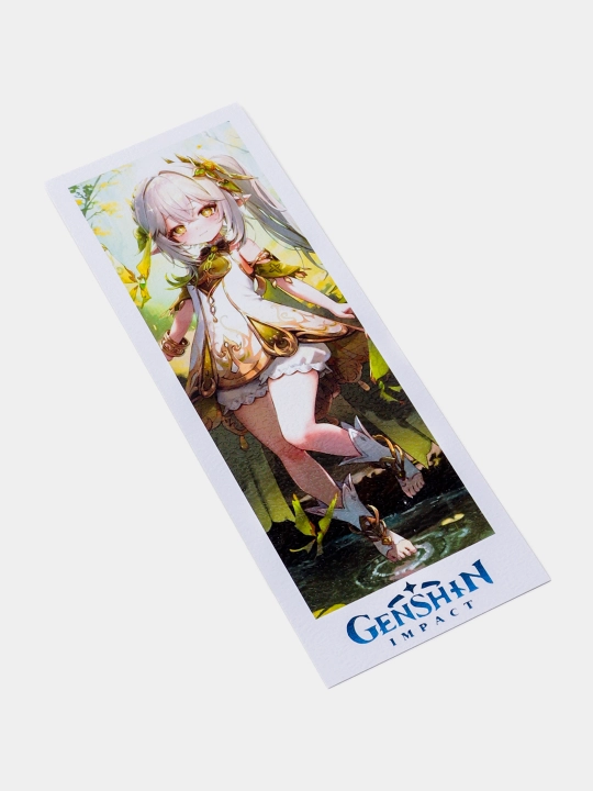"Genshin Impact" kitoblari, darsliklari, kundaliklari uchun qog'oz xatcho'plar