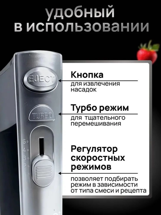 Электрический ручной миксер – удобный и эффективный