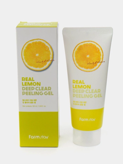 Пилинг-гель для очищения лица Real Deep Clear Peeling 100 мл