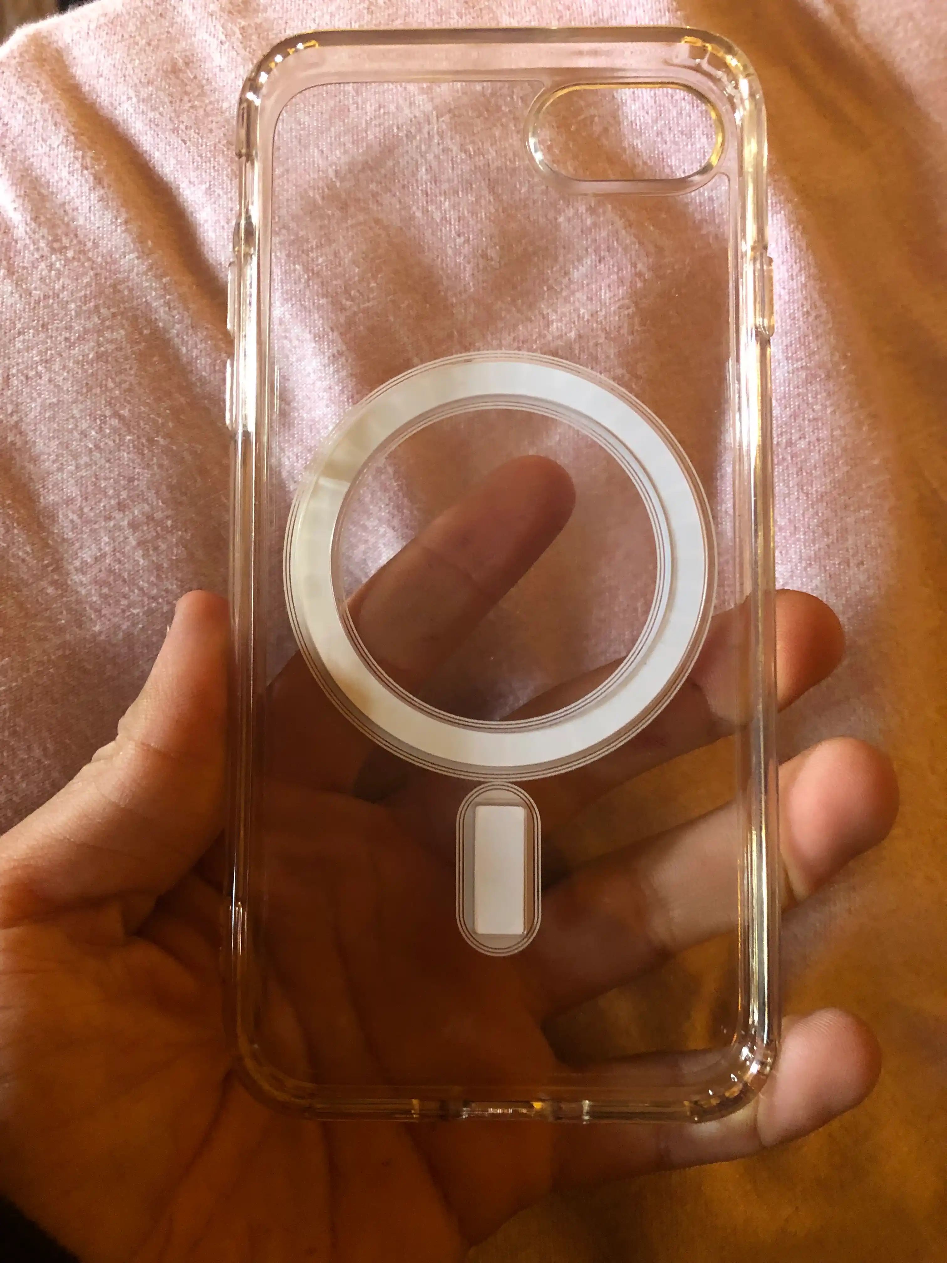 Чехол MagSafe iPhone 7, 8, SE, XR, 12, 13, 15, 16, 17 ProMax, 16 Pro Max, Mini, прозрачный
