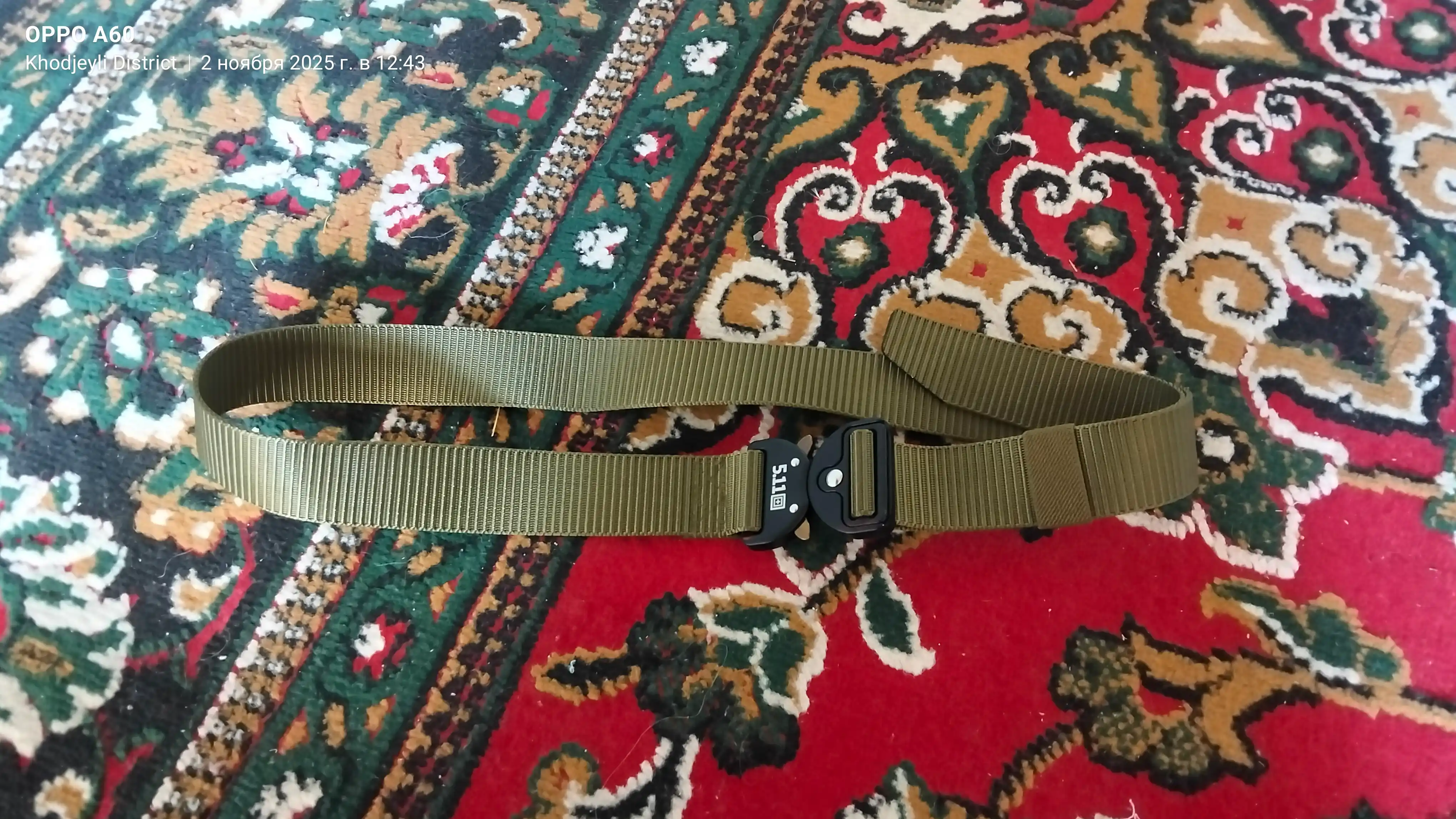 Kamar erkaklar, neylon, taktik, kengligi 3.8 sm, 125 sm, Cobra