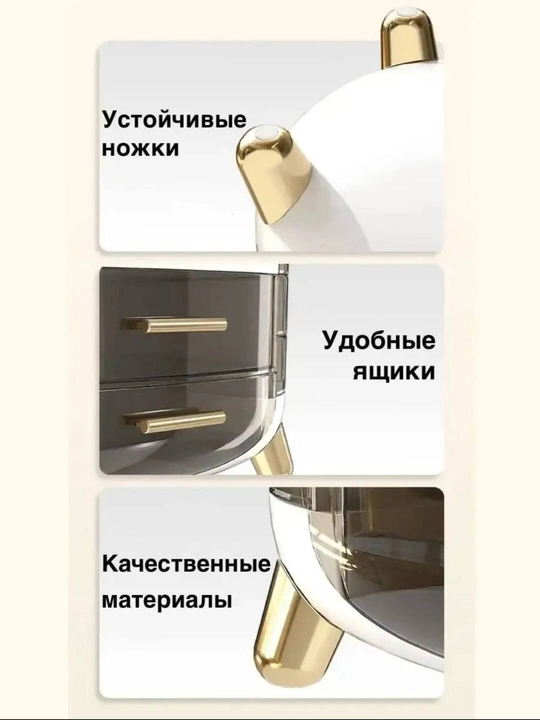 Стильный органайзер для хранения косметики — всё под рукой и в идеальном порядке
