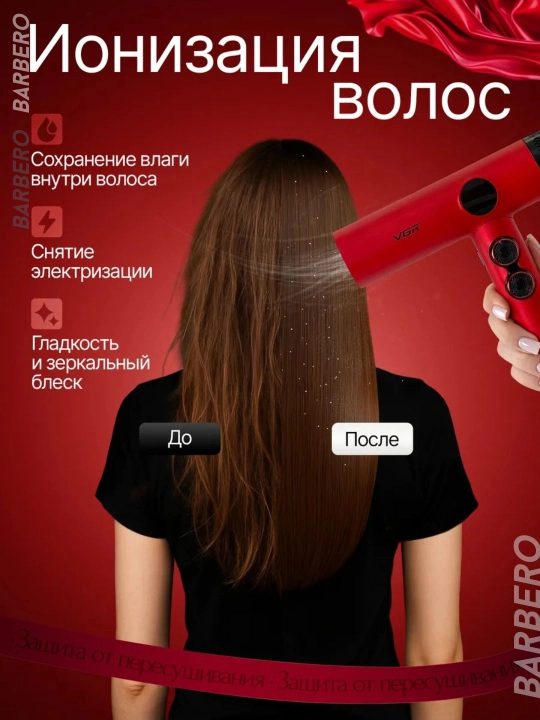 VGR V-401 professional soch turmagi uchun fen