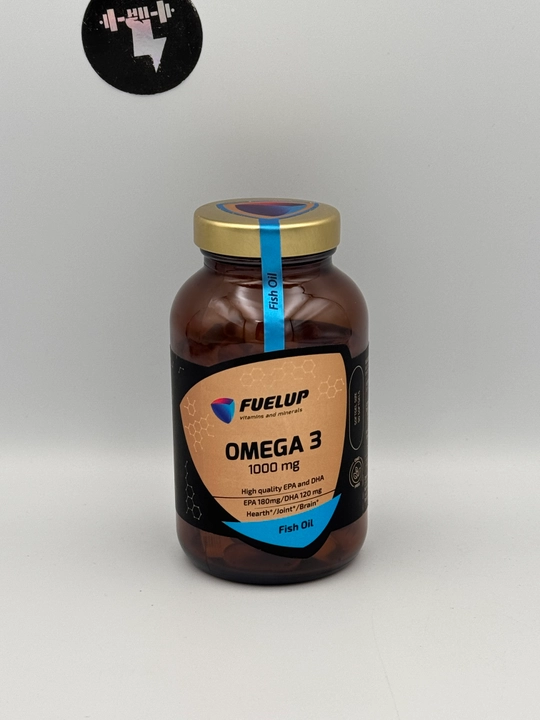 FuelUP Omega 3 1000 mg 90 d, baliq yog‘i, omega 3