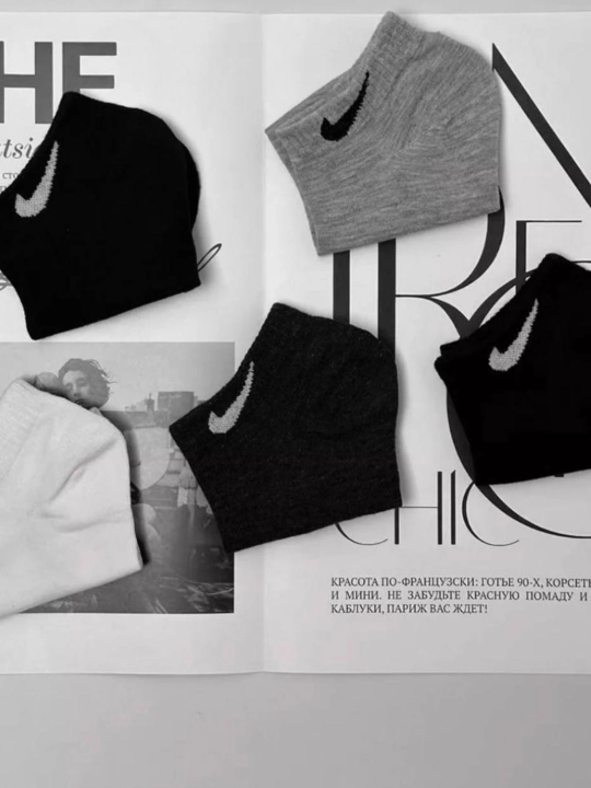 Nike erkaklar sport paypoqlari - kundalik qulaylik, 10 dona