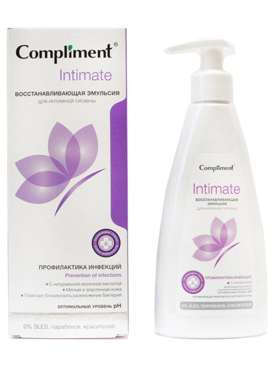Compliment гель для интимной гигиены Intimate 250 мл