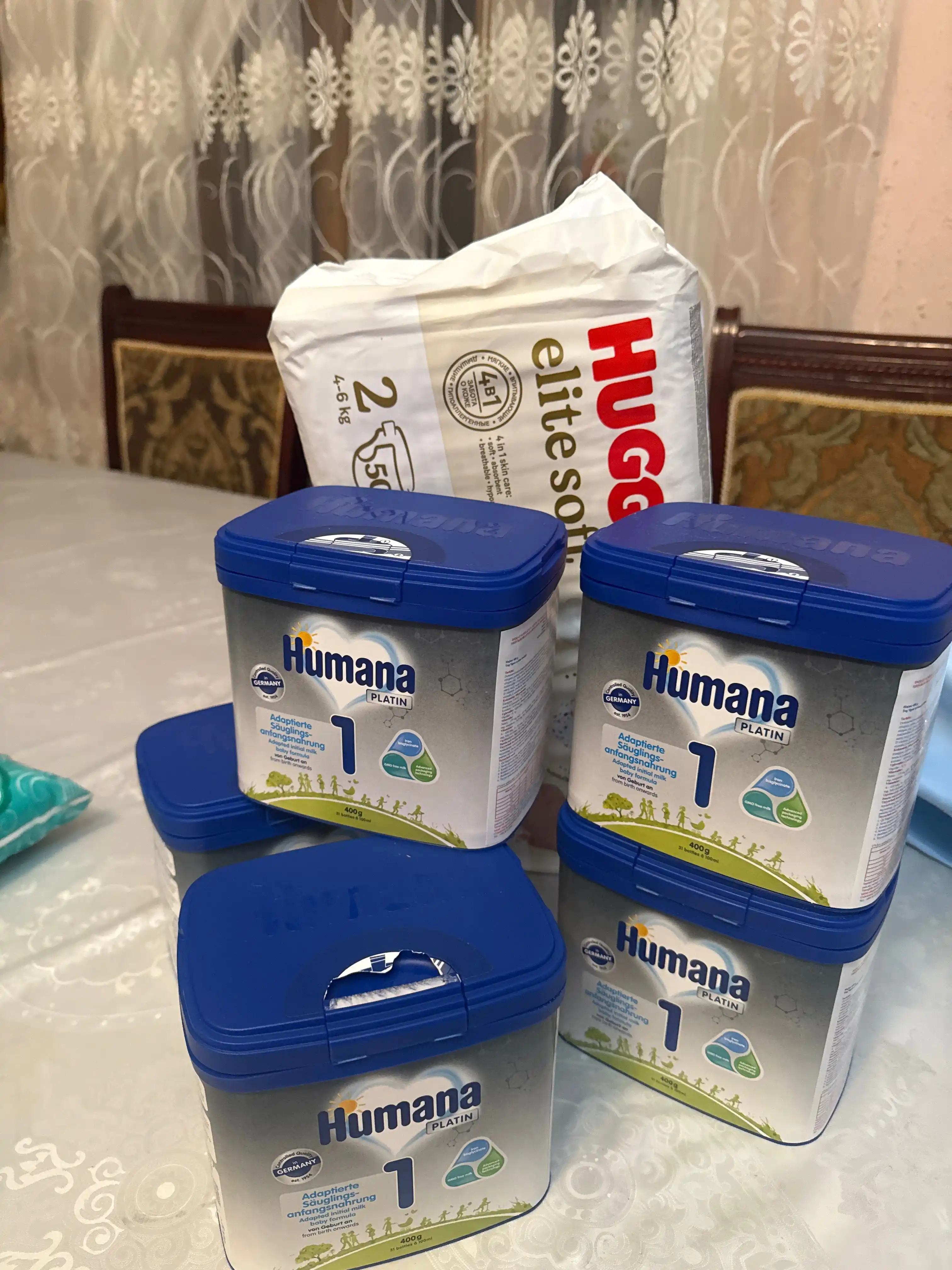 Смесь Humana Platin 1 MP, 400 г