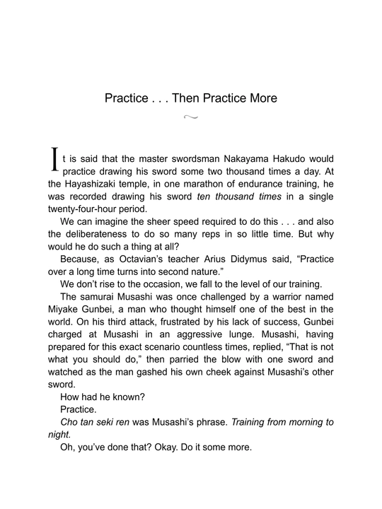 Discipline Is Destiny
