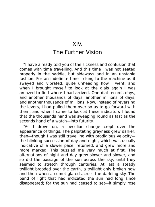 The Time Machine, H. G. Wells