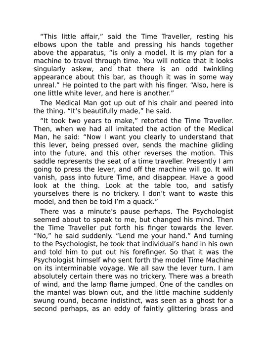 The Time Machine, H. G. Wells