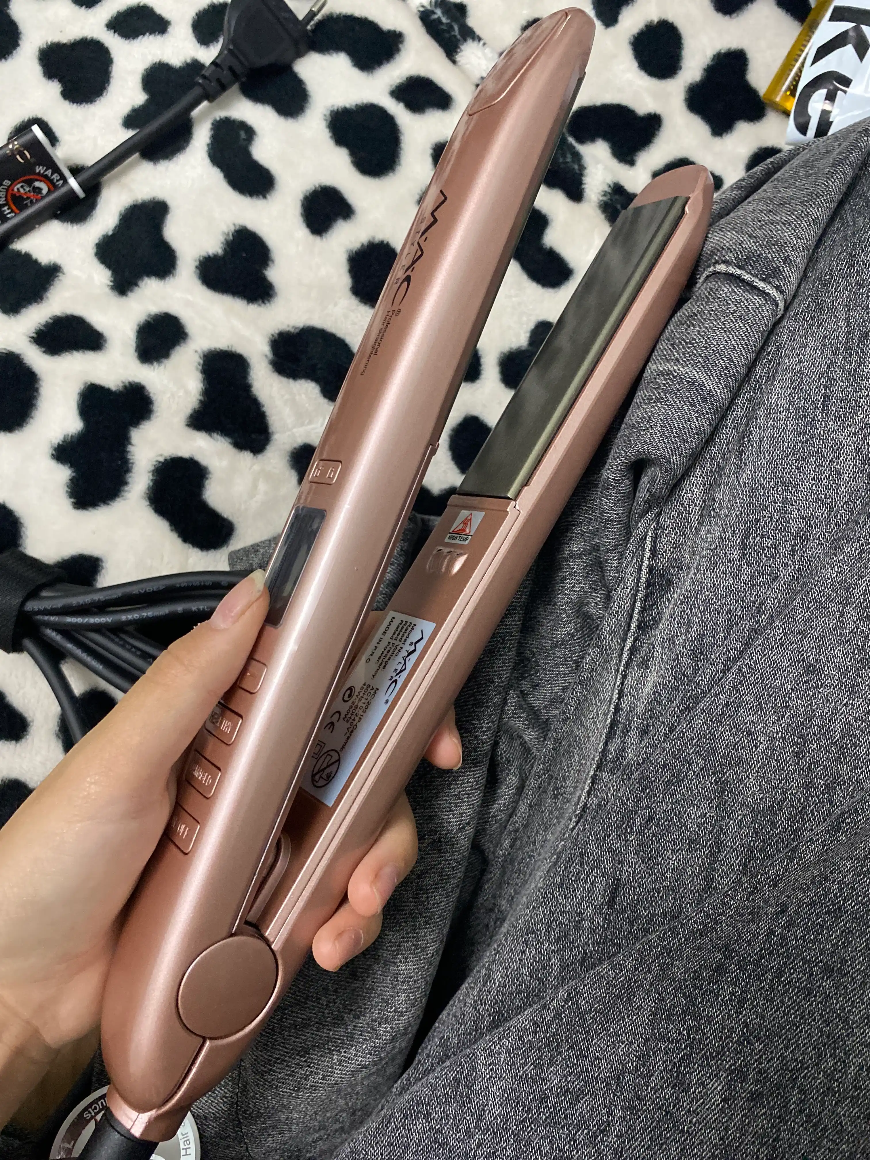 Professional soch tekislovchi dazmol MAC Styler MC-2021 Keramika, LCD displeyli