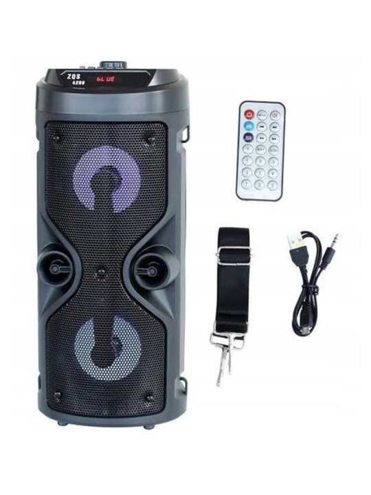 ZQS4210, 4270M, 4273M, 6227 – портативная Bluetooth колонка, с микрофоном и LED