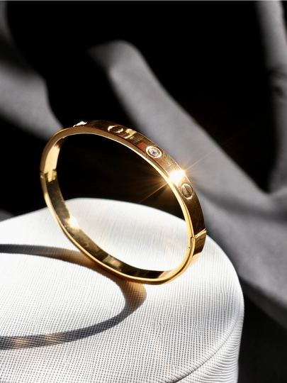 Браслет "Stainless Steel", женская бижутерия, в стиле cartier