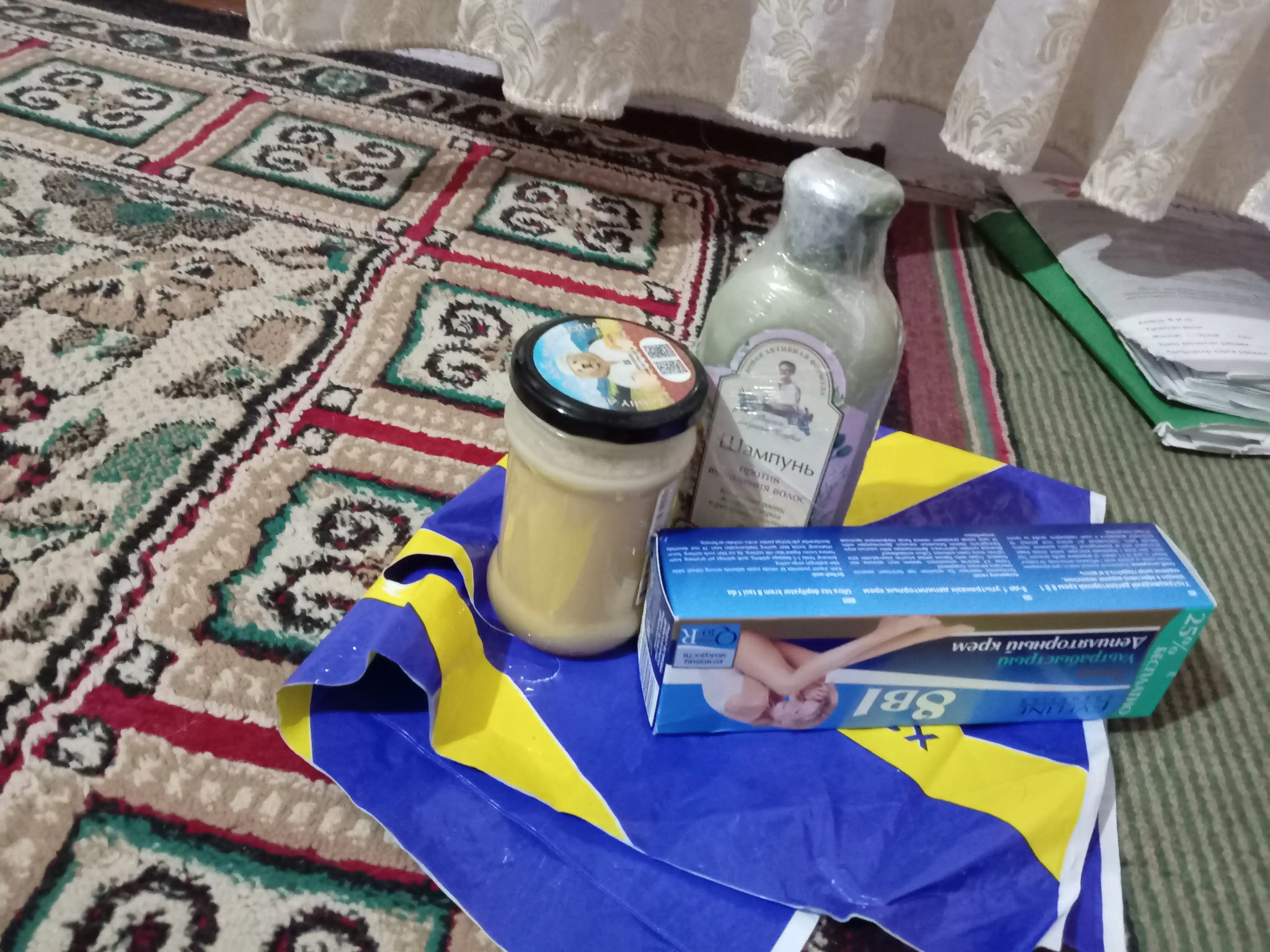 Шампунь для волос Рецепты бабушки Агафьи, против выпадения, для ослабленных волос, 350 мл