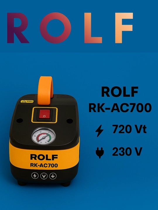 Rolf RK-ac700 havo kompressori, 720 Vt, 230 avtomobil, velosiped, havo shari