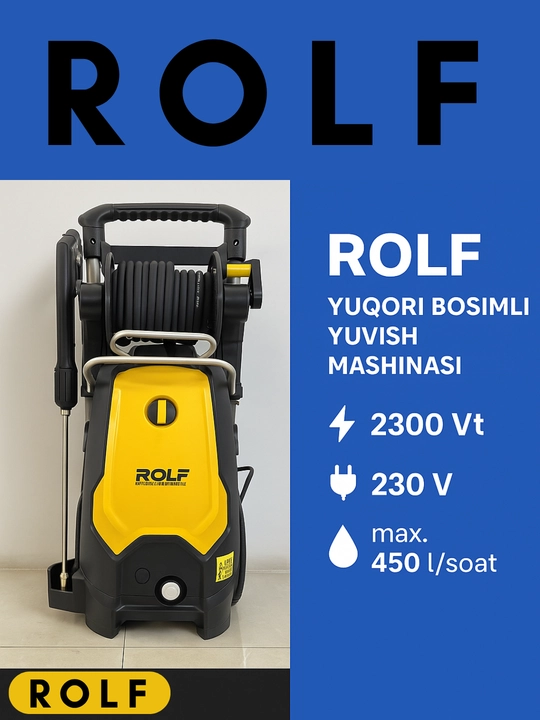 ROLF RPW-2300 — yuqori bosimli elektr yuvish mashinasi