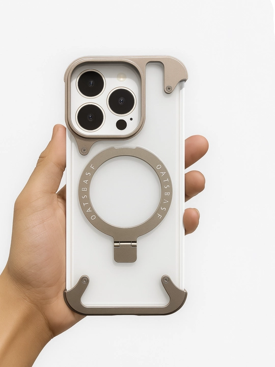 IPhone 14/15/16/17 Pro/Max/Air uchun MagSafe mos metall chexol - 
