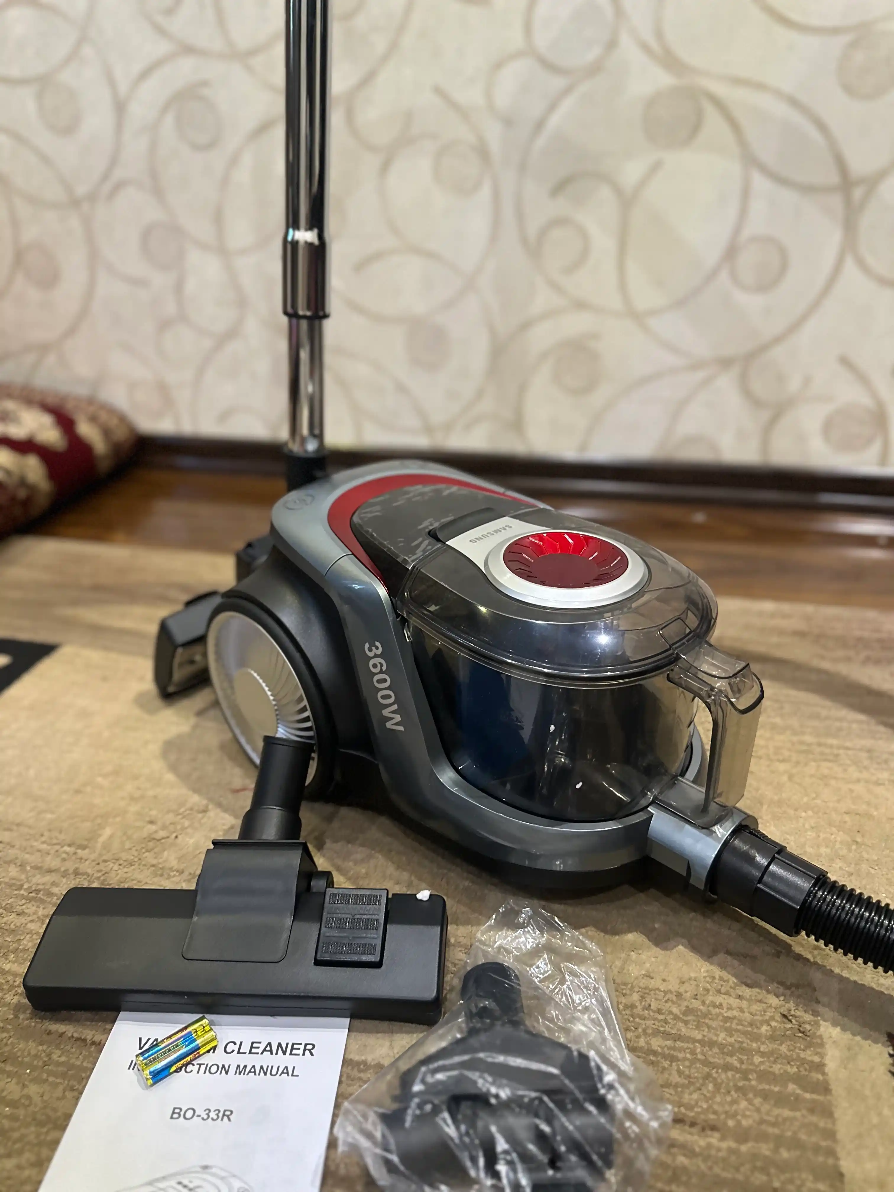Пылесос PowerPro, мощность 3600W, без мешка, 4 л. Changyutgich, pilisos