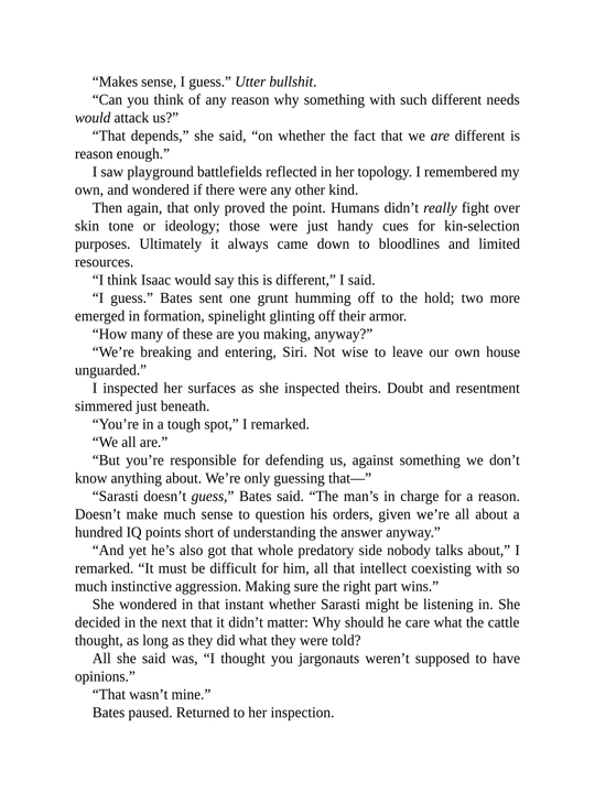 Blindsight, Peter Watts